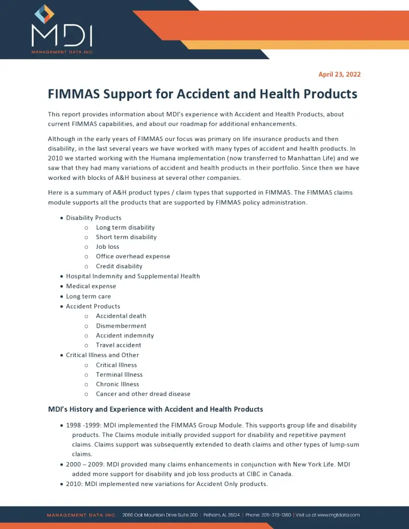 Fimmas support health